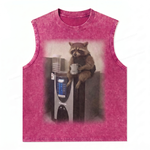 ChaoticClub The Raccoon's Monday Wash Tanktop