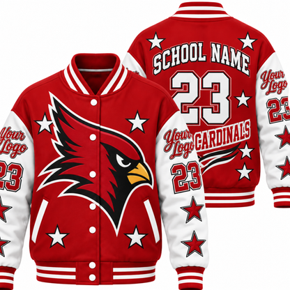 Chaotic Club Personalized Mascot Game Day Varsity Jacket