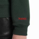 Chaotic Club Embroided Back To School Teaching Is My Jam Quarter Zip Sweatshirt