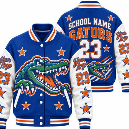 Chaotic Club Personalized Mascot Game Day Varsity Jacket
