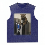 ChaoticClub The Raccoon's Monday Wash Tanktop