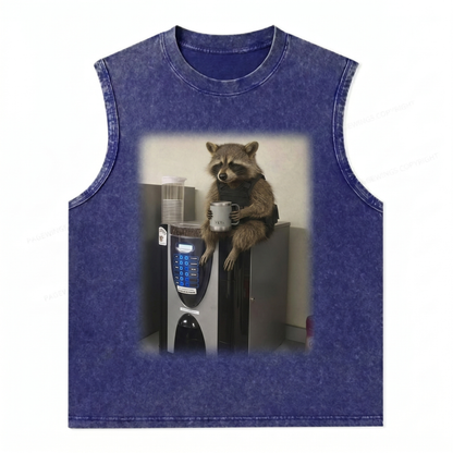 ChaoticClub The Raccoon's Monday Wash Tanktop