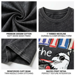 ChaoticClub Chill The Fourth Out Eagle Washed T-Shirt