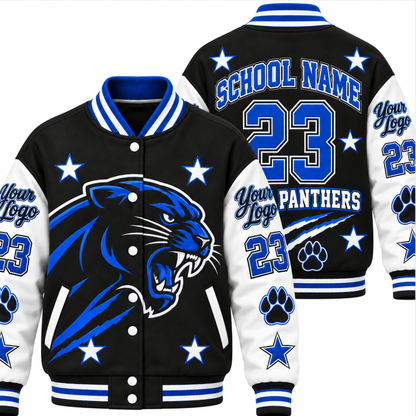 Chaotic Club Personalized Mascot Game Day Varsity Jacket