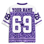 ChaoticClub Leopard Name&Number Personalized Mesh Jersey