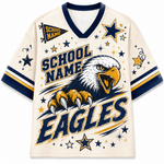 Chaotic Club School Mascot Star Game Day Sports Mesh Jersey