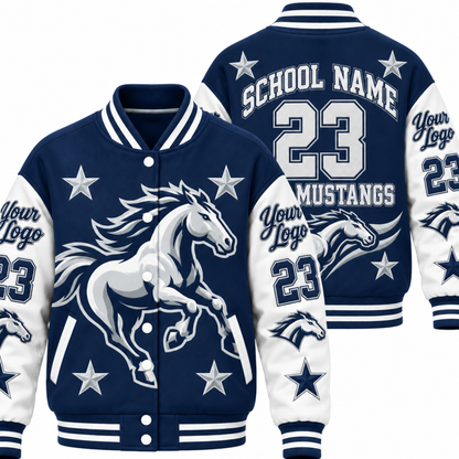 Chaotic Club Personalized Mascot Game Day Varsity Jacket