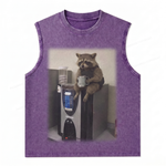 ChaoticClub The Raccoon's Monday Wash Tanktop