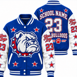 Chaotic Club Personalized Mascot Game Day Varsity Jacket