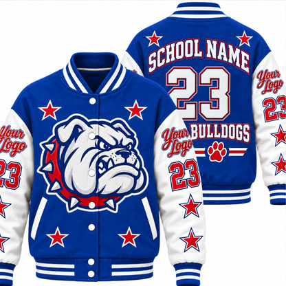 Chaotic Club Personalized Mascot Game Day Varsity Jacket