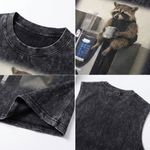 ChaoticClub The Raccoon's Monday Wash Tanktop