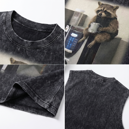 ChaoticClub The Raccoon's Monday Wash Tanktop