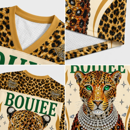 ChaoticClub Boujee Leopard Cheetah  Mesh Jersey
