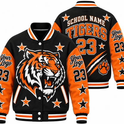 Chaotic Club Personalized Mascot Game Day Varsity Jacket