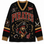 Chaotic Club 50’s Vintage School Mascot Long Sleeve Jersey