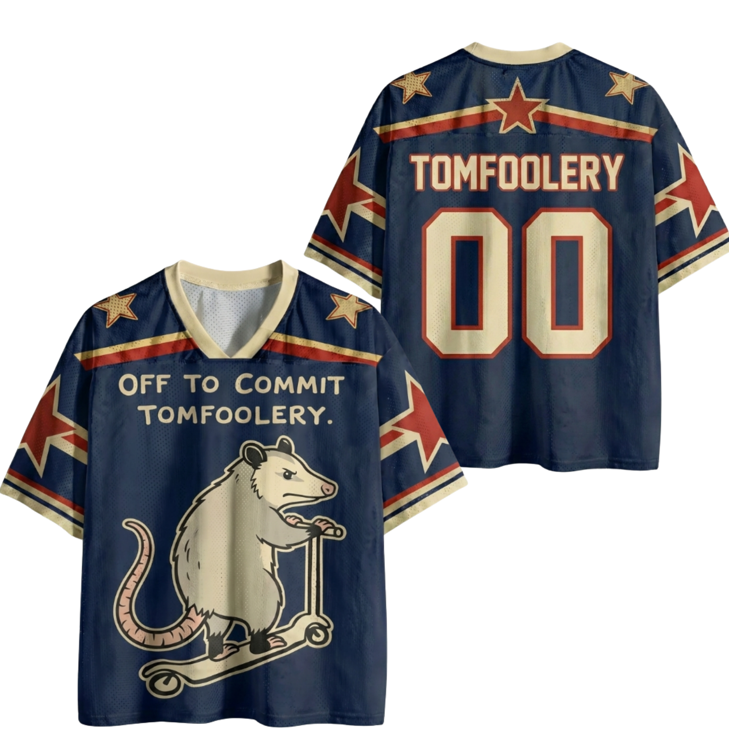 ChaoticClub Off To Commit Tomfoolery Opossum Mesh Jersey