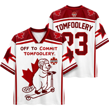 ChaoticClub Off To Commit Tomfoolery Canada Mesh Jersey