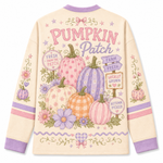 Chaotic Club Retro Pumpkin Patch Preppy Autumn Long Sleeve Jersey