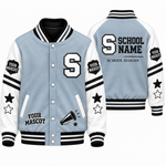 Chaotic Club Personalized School Name Mascot And Slogan Varsity Jacket