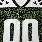 ChaoticClub Leopard Stars Personalized Mesh Jersey - Breathable Mesh Fabric Detail