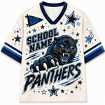 Chaotic Club School Mascot Star Game Day Sports Mesh Jersey