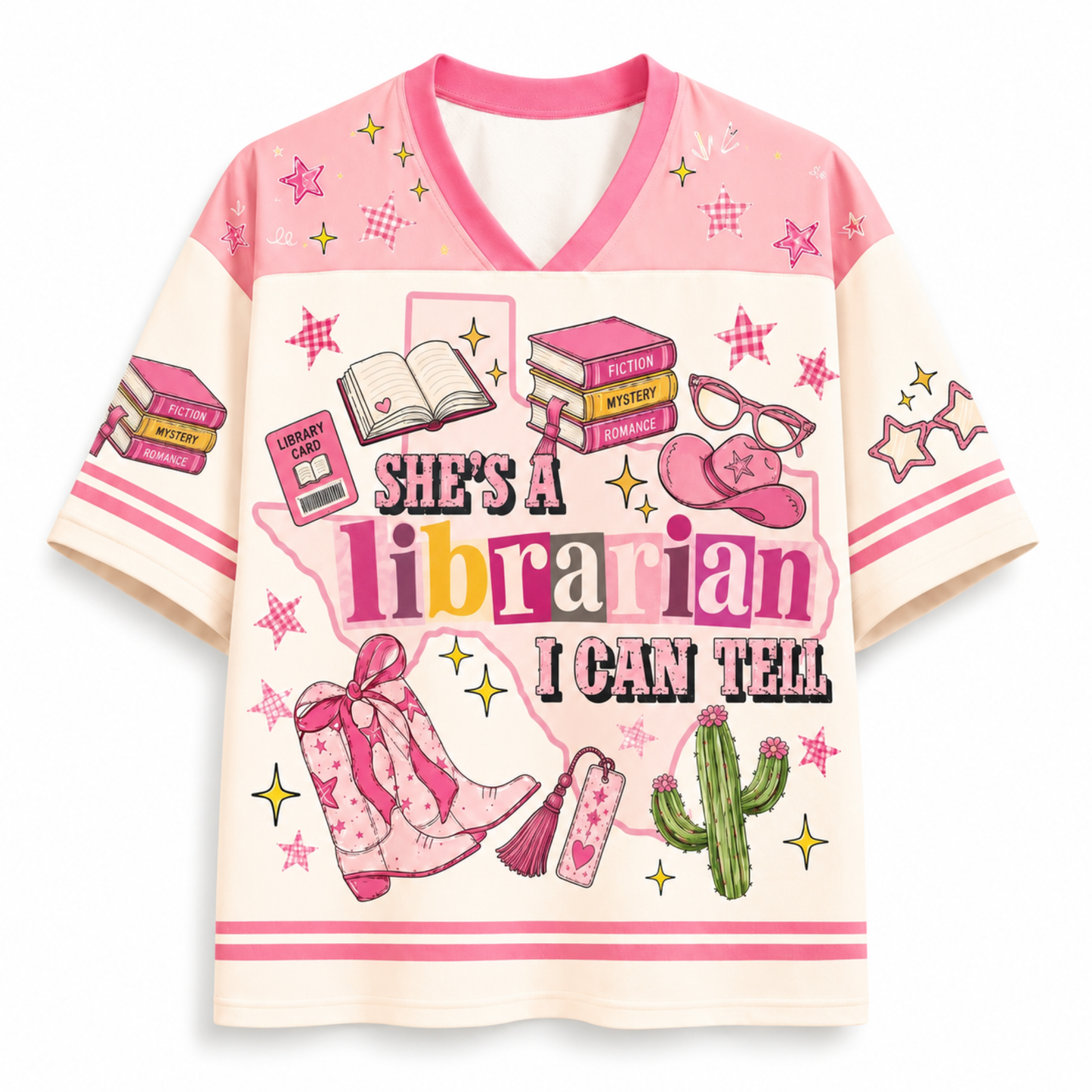 ChaoticClub School Staff She’s a Para,Teacher I Can Tell  Mesh Jersey