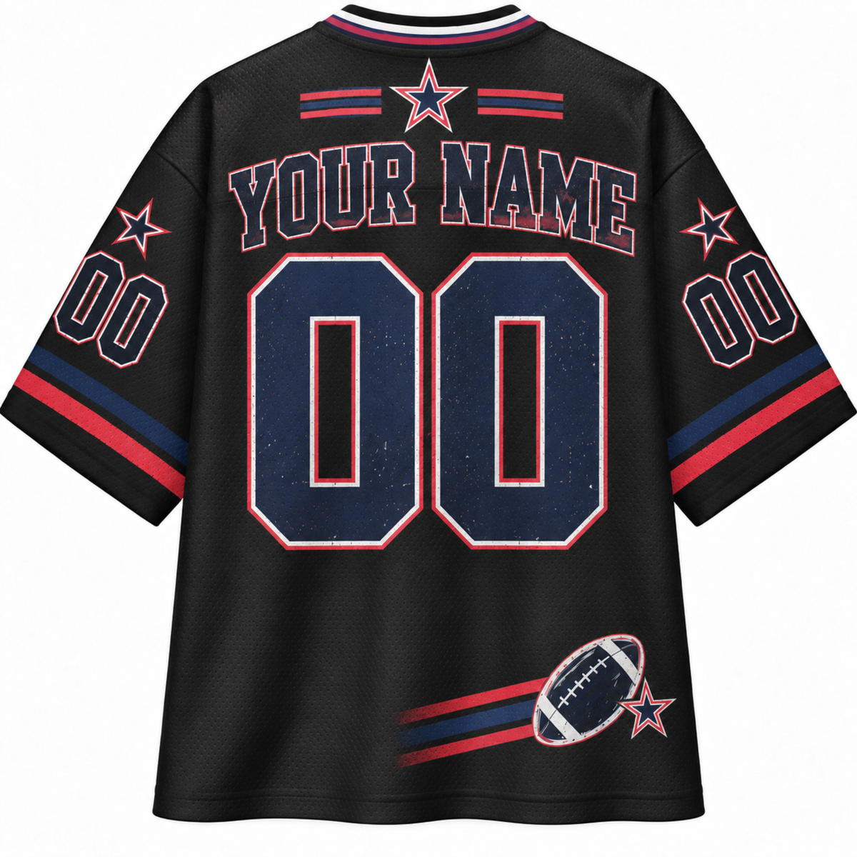 Chaotic Club Retro Mascot Game Day Football Mesh Jersey
