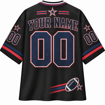 Chaotic Club Retro Mascot Game Day Football Mesh Jersey