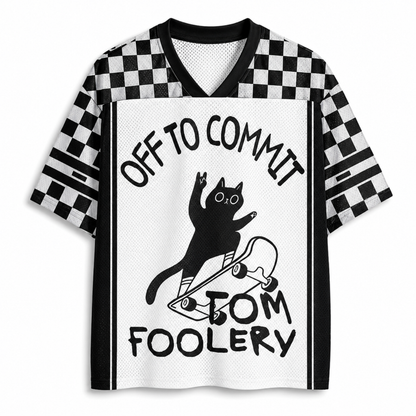ChaoticClub Skater Cat Toomfoolery Mesh Jersey
