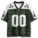 ChaoticClub Leopard Stars Personalized Mesh Jersey - Vibrant Graphic Print