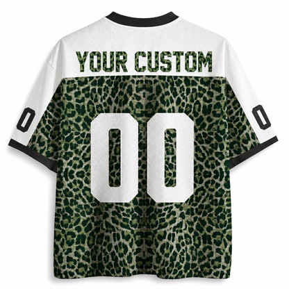 ChaoticClub Leopard Stars Personalized Mesh Jersey - Size Chart & Fit Guide