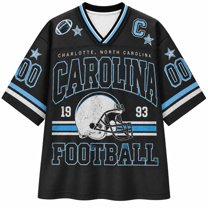 Chaotic Club Retro Mascot Game Day Football Mesh Jersey