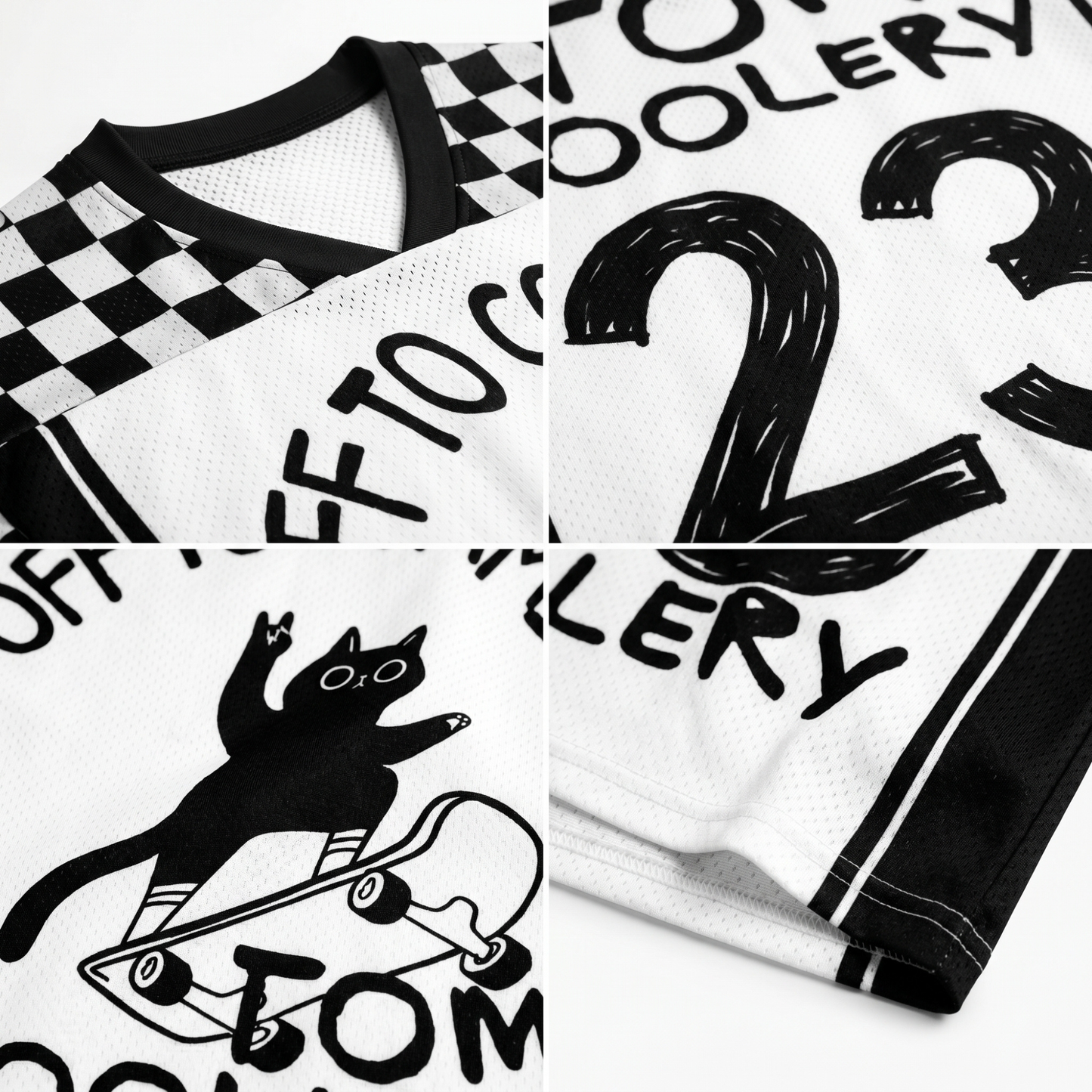 ChaoticClub Skater Cat Toomfoolery Mesh Jersey