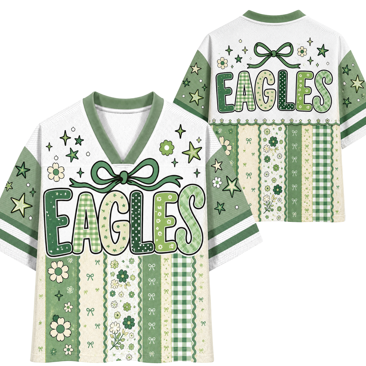 Chaotic Club Retro Floral Mascot Vintage Wildflower Mesh Jersey