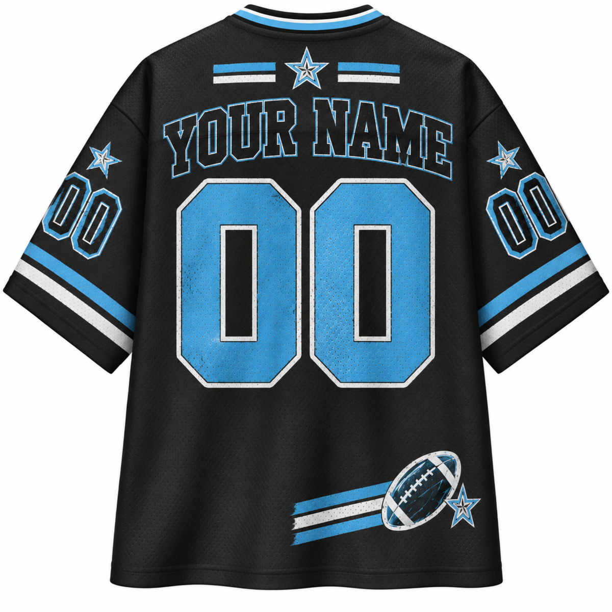 Chaotic Club Retro Mascot Game Day Football Mesh Jersey