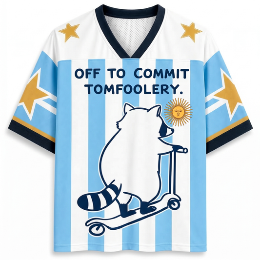 ChaoticClub Off To Commit Tomfoolery Argentina Mesh Jersey