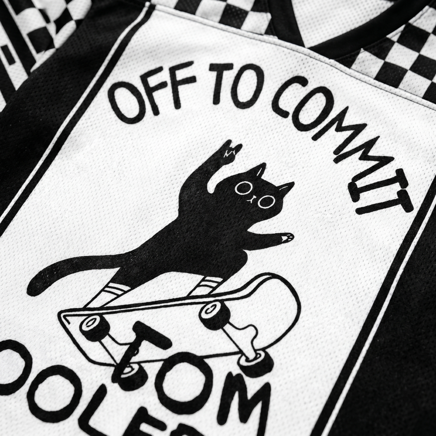 ChaoticClub Skater Cat Toomfoolery Mesh Jersey