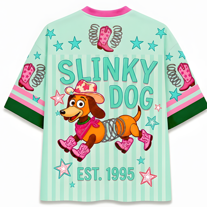 Chaotic Club Dachshund Wait For Me Little Legs Mesh Jersey