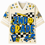 ChaoticClub Cool Skateboard Lightning Smiley Mesh Jersey