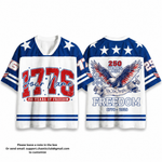 ChaoticClub Personalized 250 Years America of Freedom Mesh Jersey