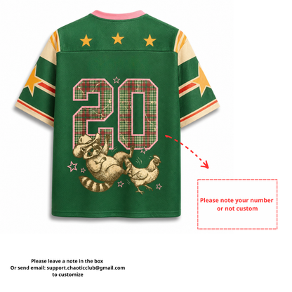 ChaoticClub Undiagnosed Raccoon But Something Mesh Jersey
