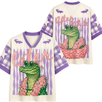 ChaoticClub Striped Later After While Gator Mesh Jersey