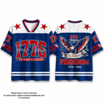 ChaoticClub Personalized 250 Years America of Freedom Mesh Jersey