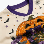 Chaotic Club Purple Halloweentown Trendy Fall Long Sleeve Jersey