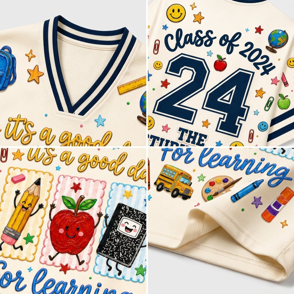 Chaotic Club Brushstroke It's a Good Day for Learning Mesh Jersey