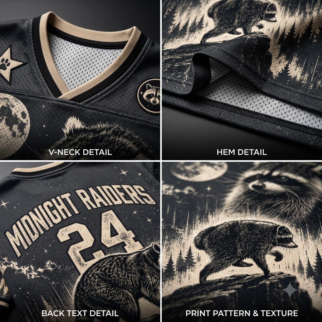 Chaotic Club Vintage Jimothy Raccoon Mesh Jersey
