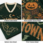 Chaotic Club Vintage Halloweentown Haunted Pumpkin Long Sleeve Jersey