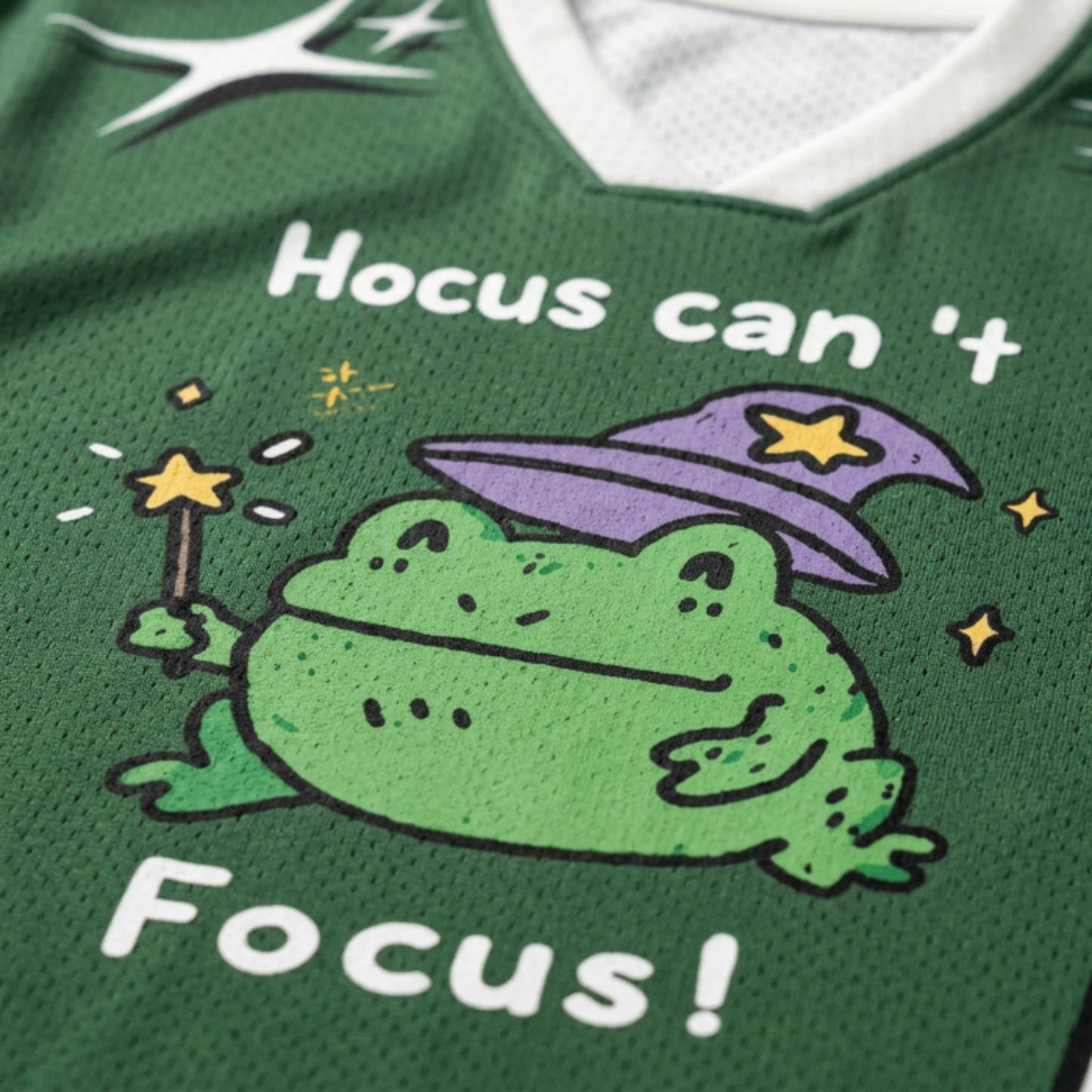 ChaoticClub Hocus Can't Focus Frog Mesh Jersey