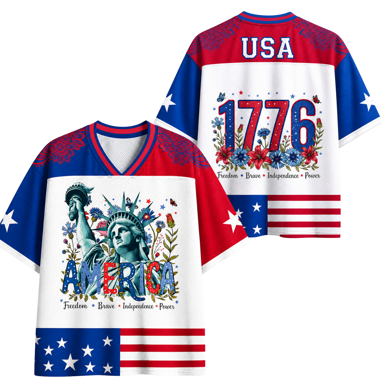 ChaoticClub USA 250th Freedom Brave Mesh Jersey