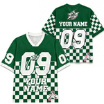 ChaoticClub Personalized Checkered Stars Mesh Jersey